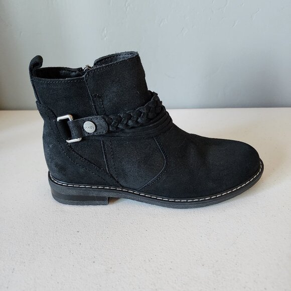 Earth Black Suede Bootie "NEW" - Picture 13 of 16